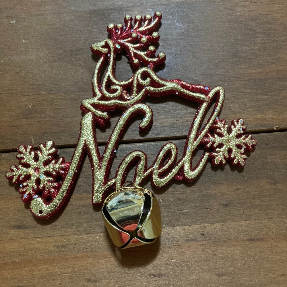 Noel Christmas Jingle Bell Decor Ornament